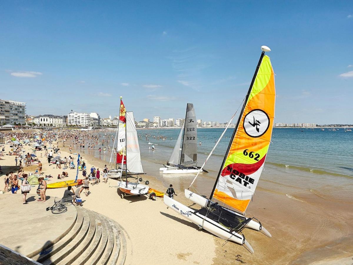 Appartement T2 Face Plage Avec Balcon, Cuisine Equipee Et Tv - Fr-1-92-908 Les Sables-dʼOlonne Екстериор снимка
